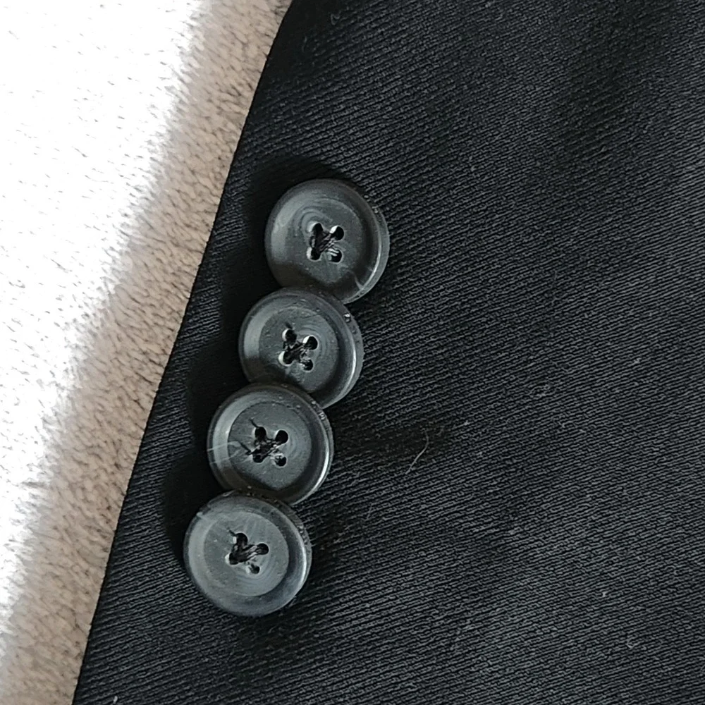 New TED BAKER London Jake CT Blazer Jacket 38R Black 100% Wool No Ordinary Joe
